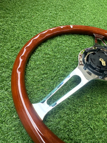 NARDI WOOD STEERING WHEEL 